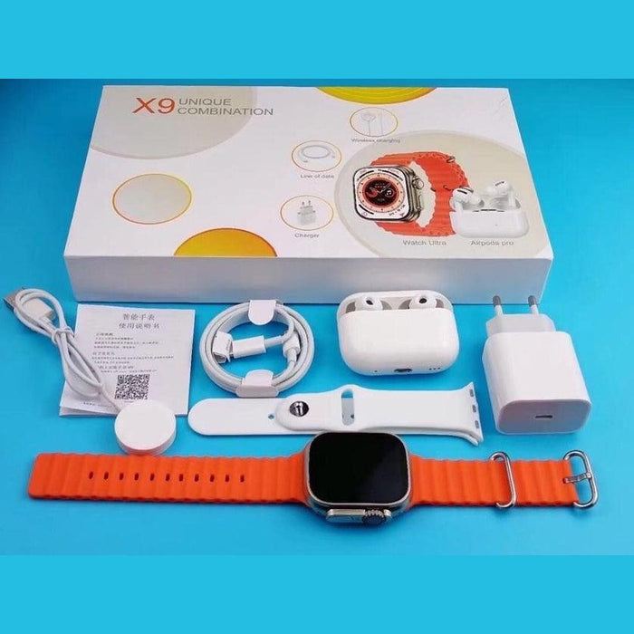 Combo Smartwatch X9 con Correas Intercambiables