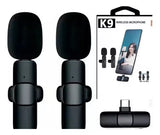 Micrófono Inalámbrico Doble K9 para Celular
