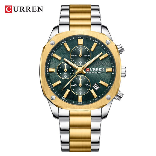 Reloj Curren 8490 Acero Inoxidable Cronógrafo para Hombre