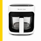Air Fryer Silver Crisp 8 Litros con Canasta de Vidrio