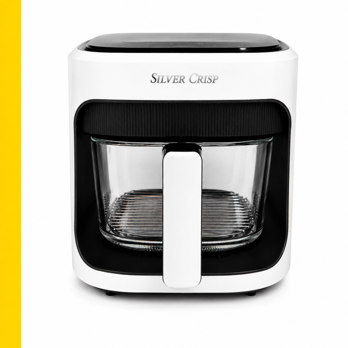 Air Fryer Silver Crisp 8 Litros con Canasta de Vidrio