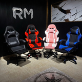 Silla Gamer Ergonómica con Reposapiés
