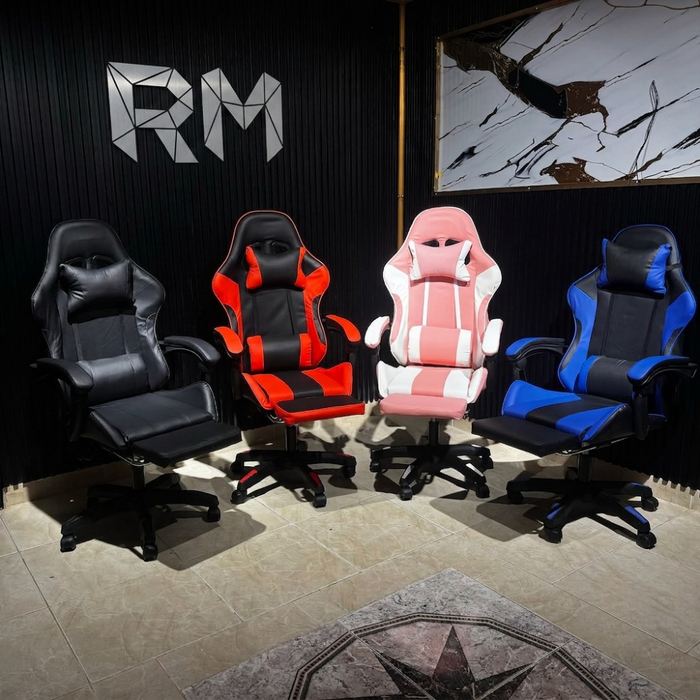 Silla Gamer Ergonómica con Reposapiés