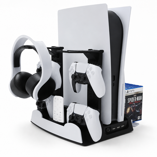 base de soporte multifuncional con estación de carga y refrigeración PlayStation 5