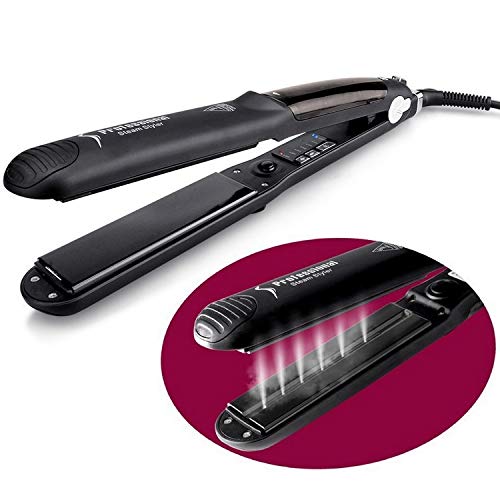 Plancha de Cabello a Vapor con Keratina y Argán