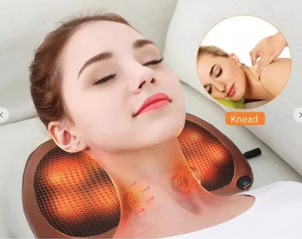 Cojín Masajeador Corporal Shiatsu con Calor | Cuello, Espalda y Piernas