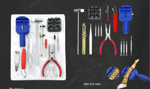 Kit Reparador de Relojes con Herramientas Completas