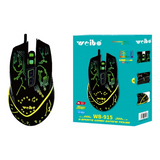 Mouse Gamer WB-915 Ergonómico con RGB