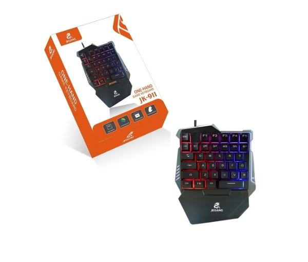 Teclado Gamer de Una Mano JK-911 con RGB