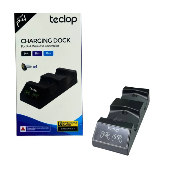 Cargador Doble para Mandos PS4 Dobe