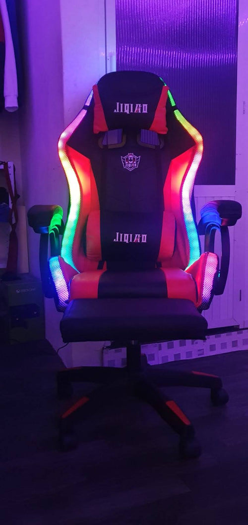 Silla Gamer RGB con Luces LED Reclinable