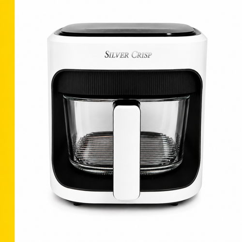 Air Fryer Silver Crisp 8 Litros con Canasta de Vidrio