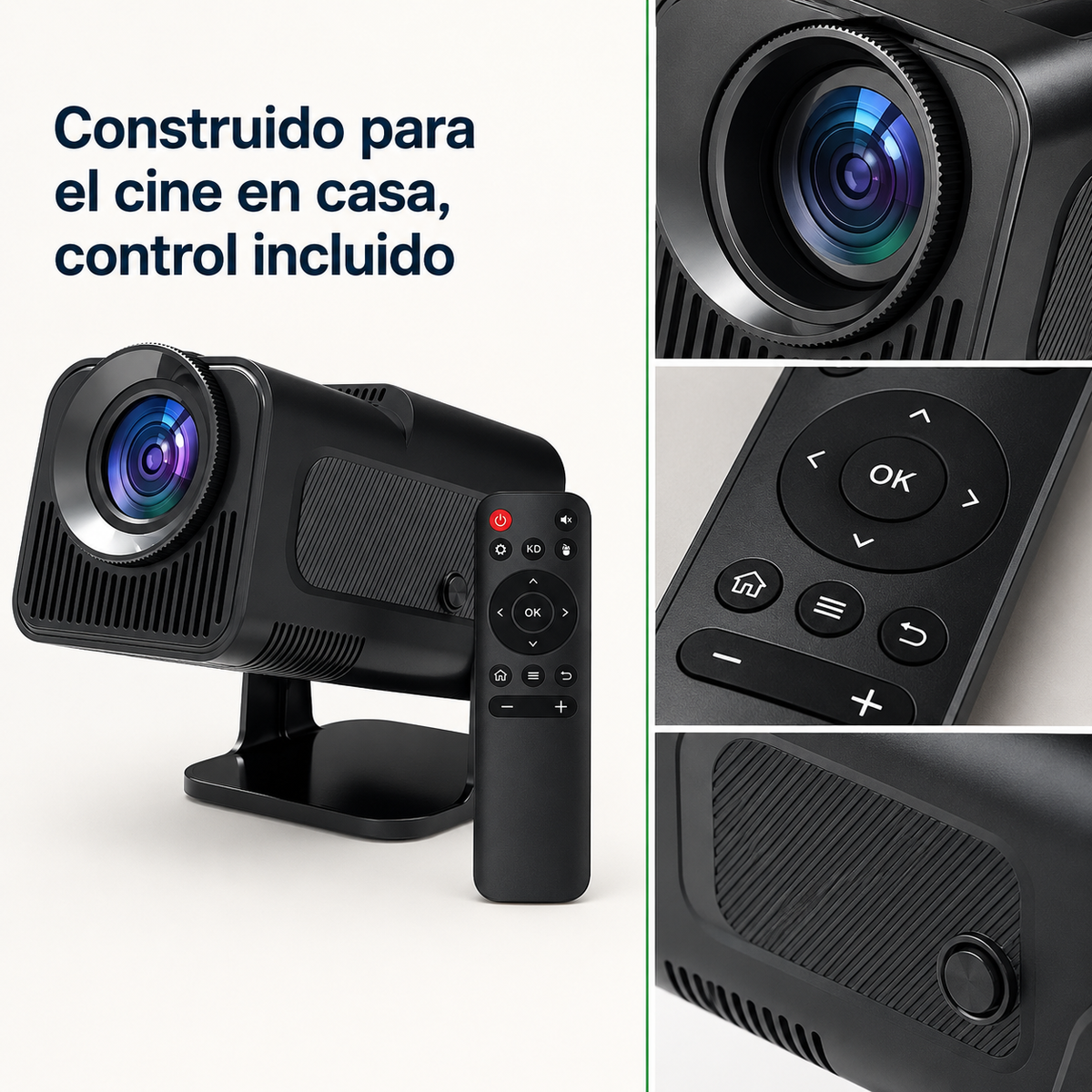 Mini Proyector HY320 con Android TV Integrado